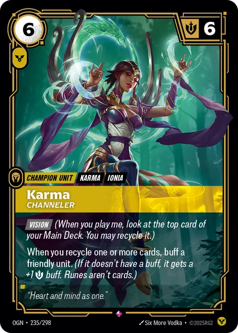Karma, Channeler
