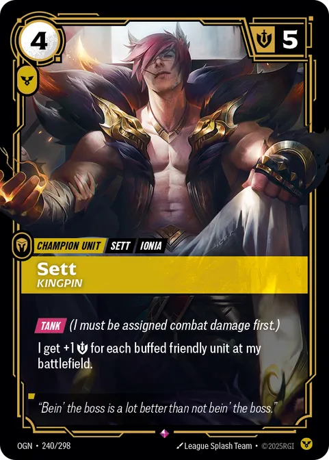 Sett, Kingpin
