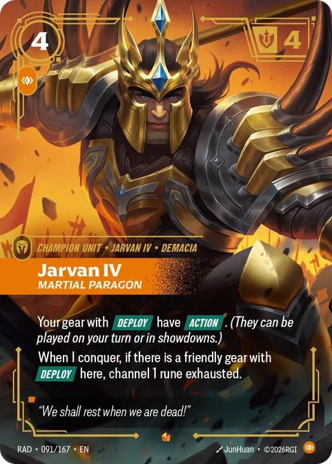 Jarvan IV, Martial Paragon