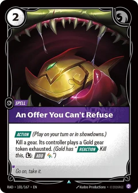 An Offer You Can't Refuse