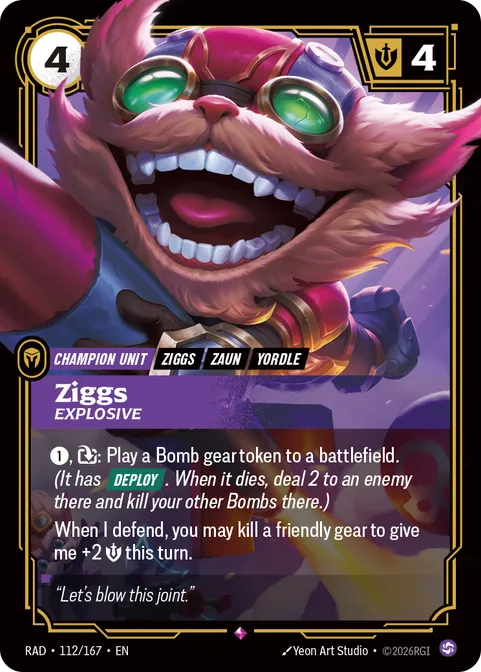 Ziggs, Explosive